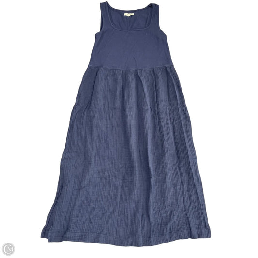 Dress Casual Midi By Madewell In Blue, Size: S
