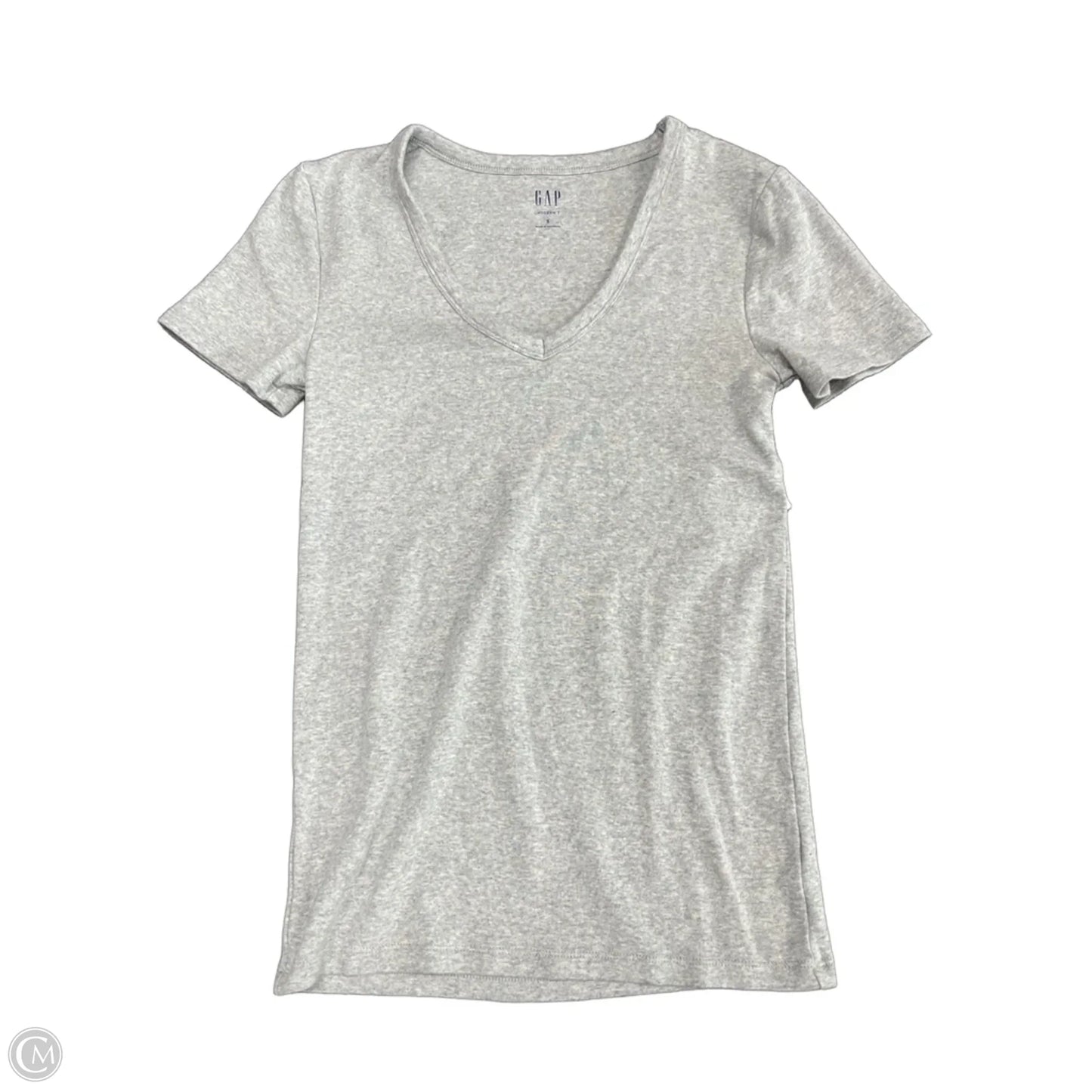Top Short Sleeve Basic By Gap In Grey, Size: S