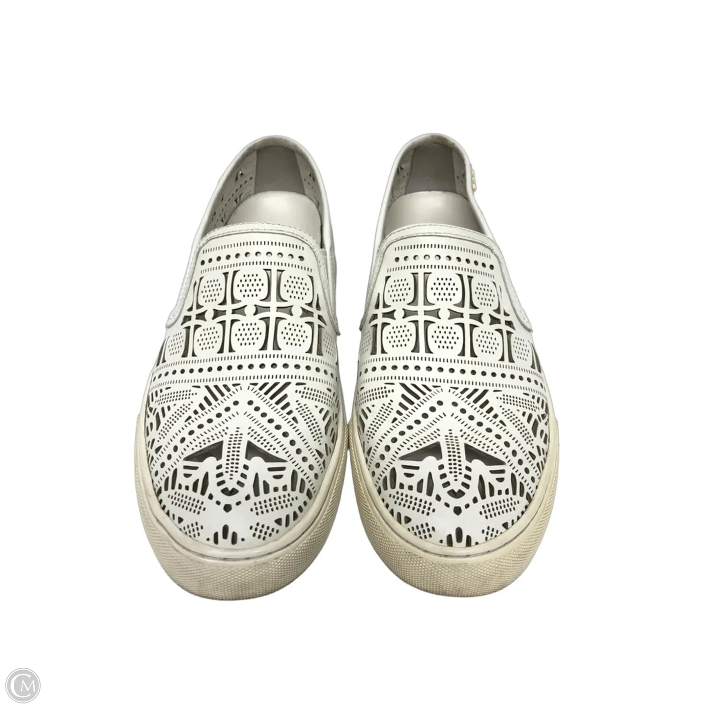 Shoes Designer By Tory Burch In Ivory, Size: 9