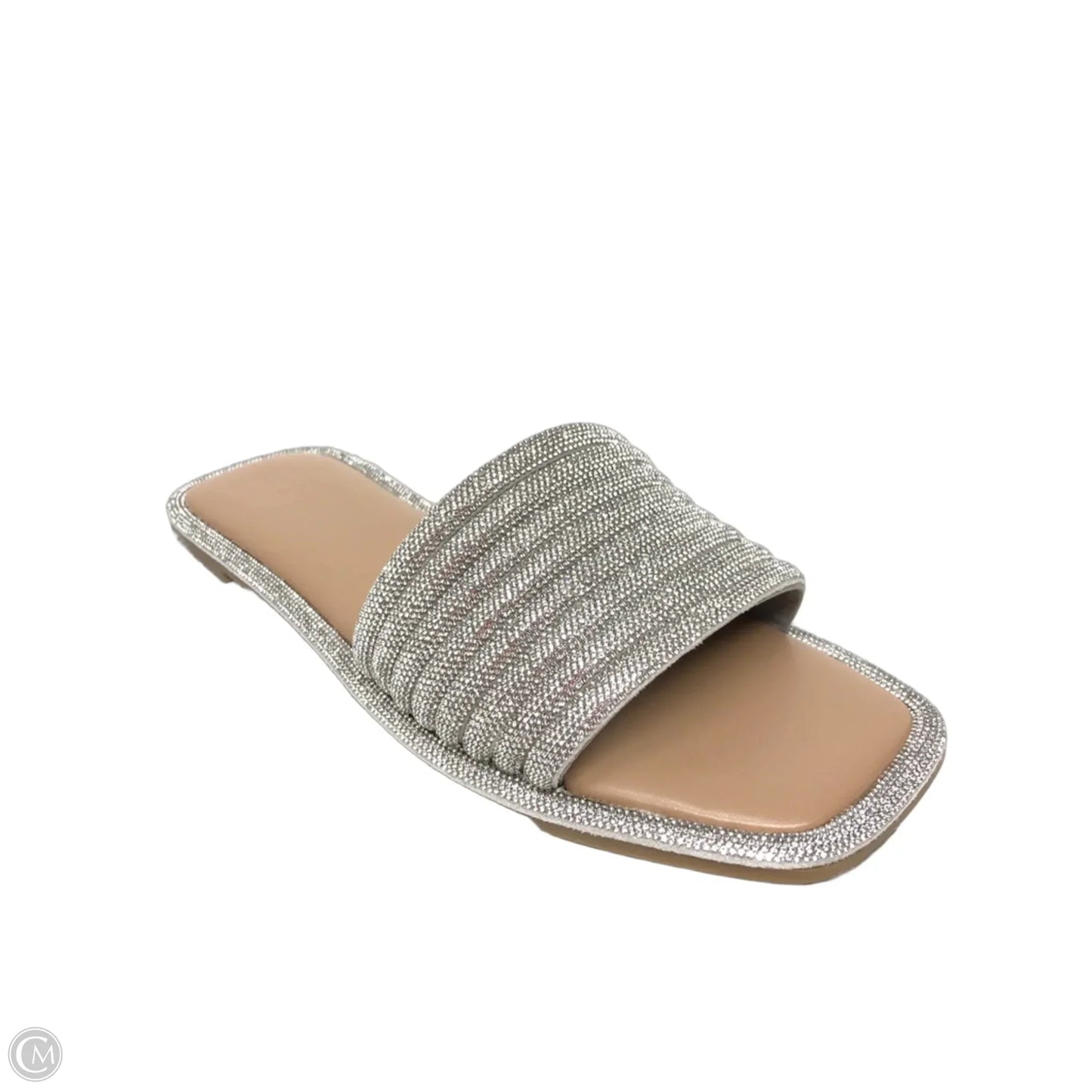 Sandals Flats By Inc In Silver, Size: 9