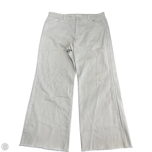 Jeans Straight By Good American In Cream, Size: Xl