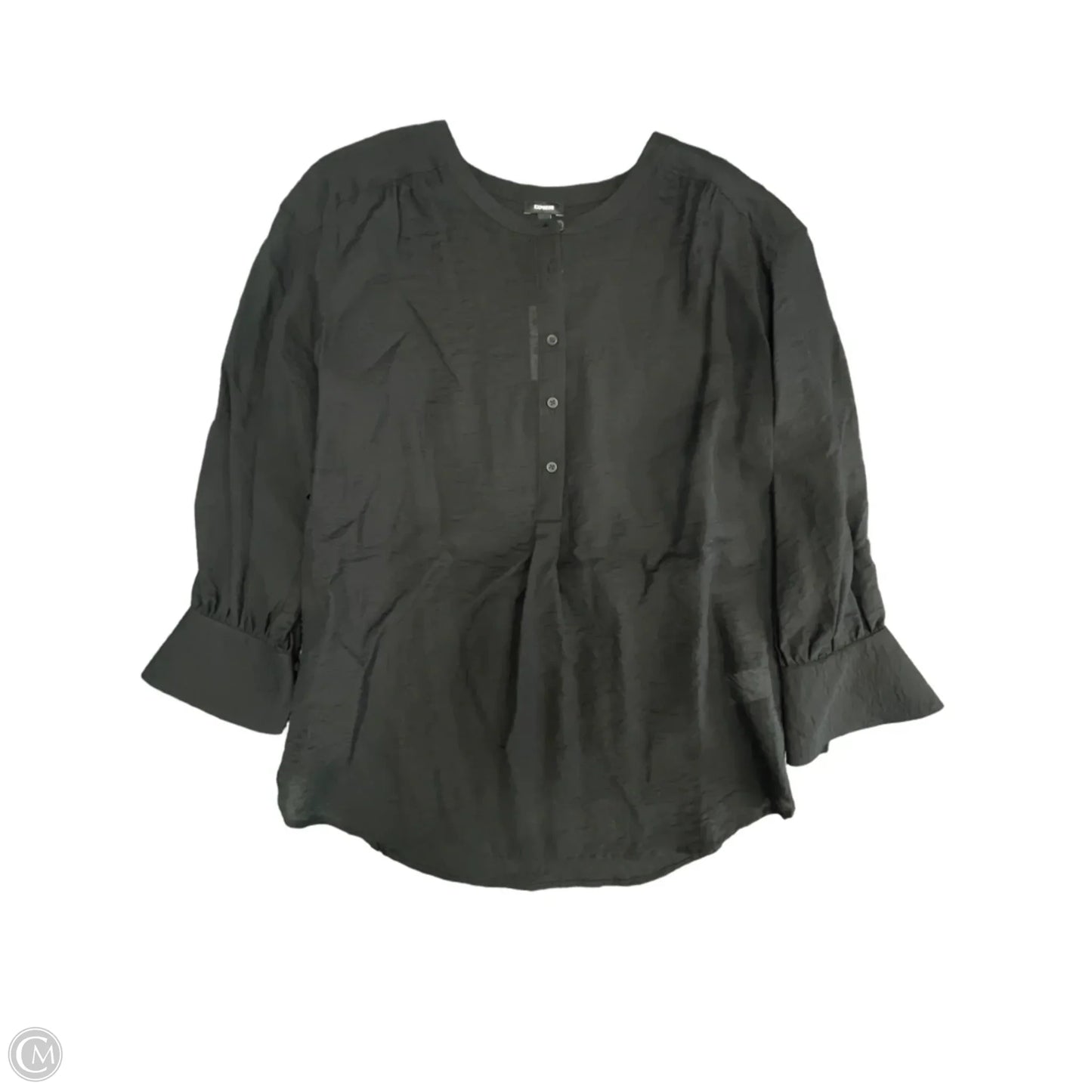 Top Long Sleeve By Express In Black, Size: S