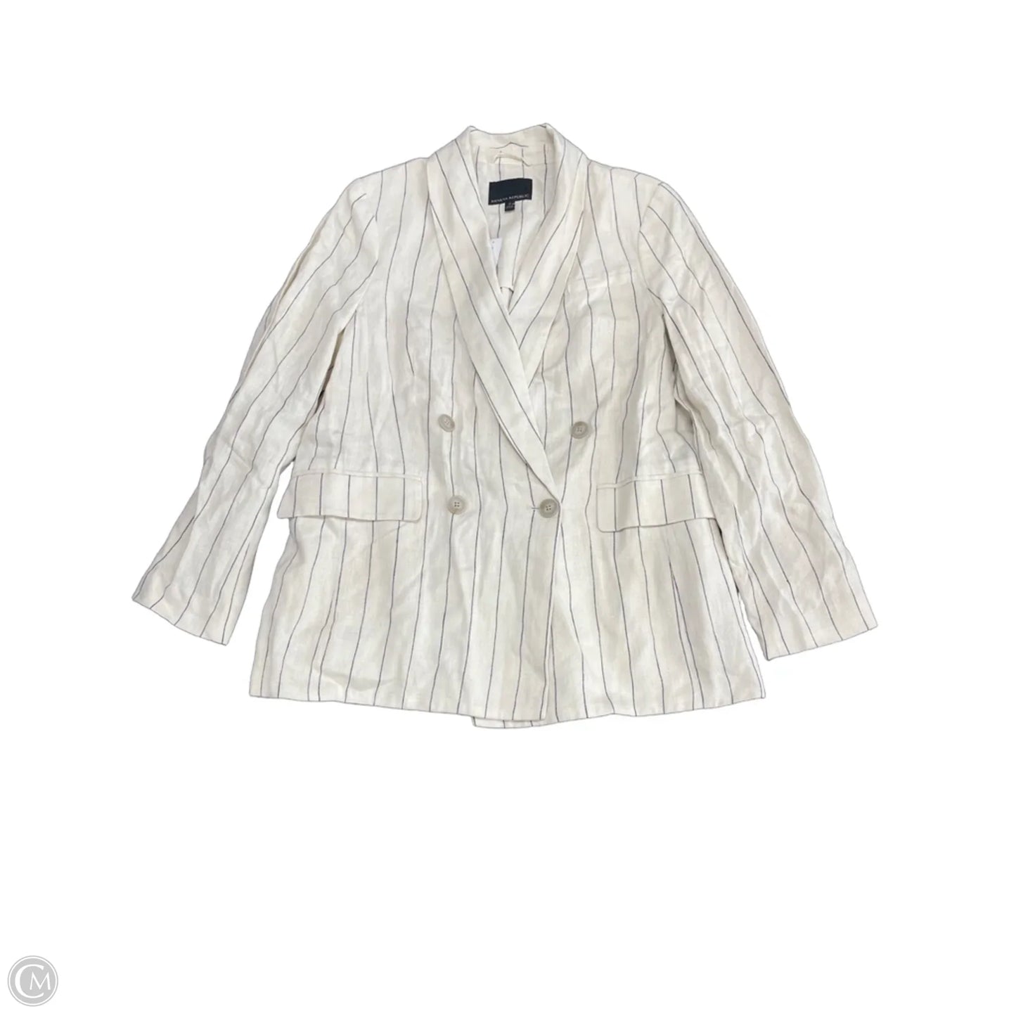 Blazer By Banana Republic In Cream, Size: 12