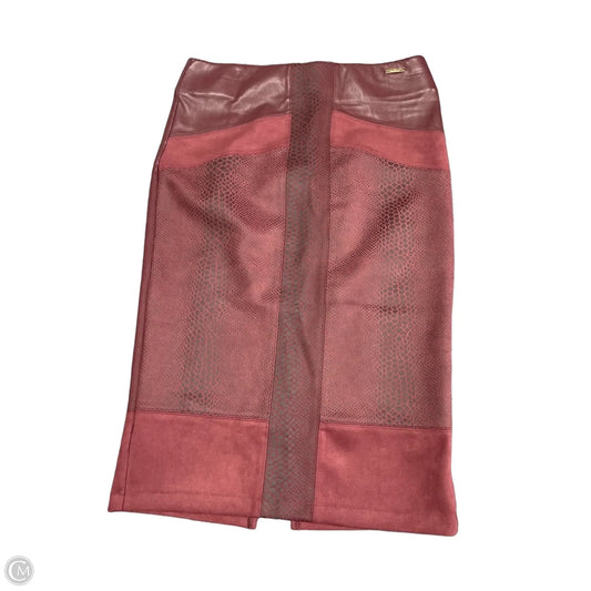 Skirt Midi By Marc New York In Maroon, Size: M