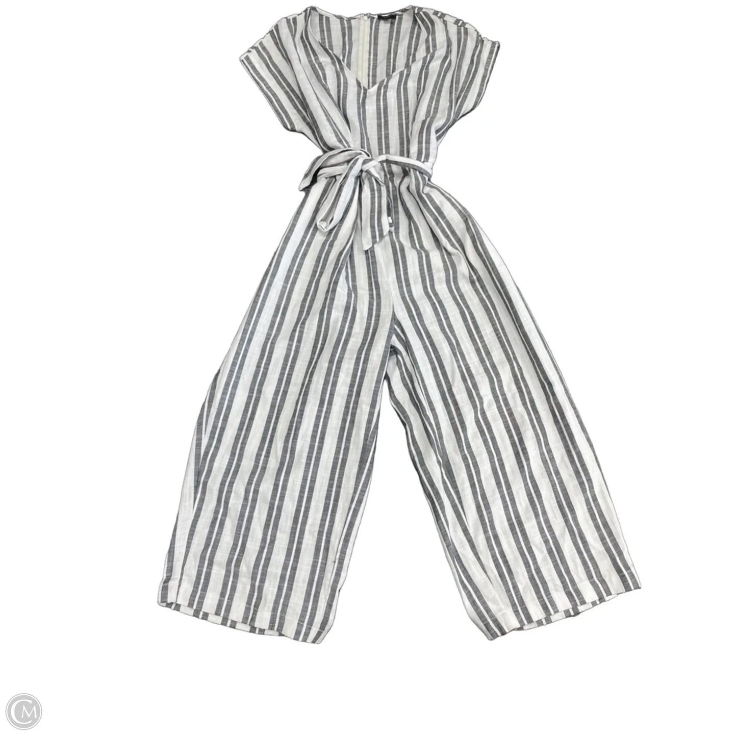 Jumpsuit By Ann Taylor In Black & White, Size: 8p
