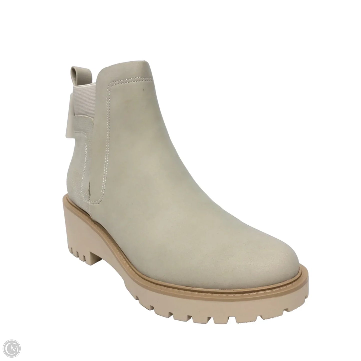 Boots Ankle Heels By Ana In Cream, Size: 8.5