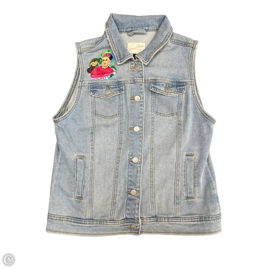 Vest Other By Universal Thread In Blue Denim, Size: M