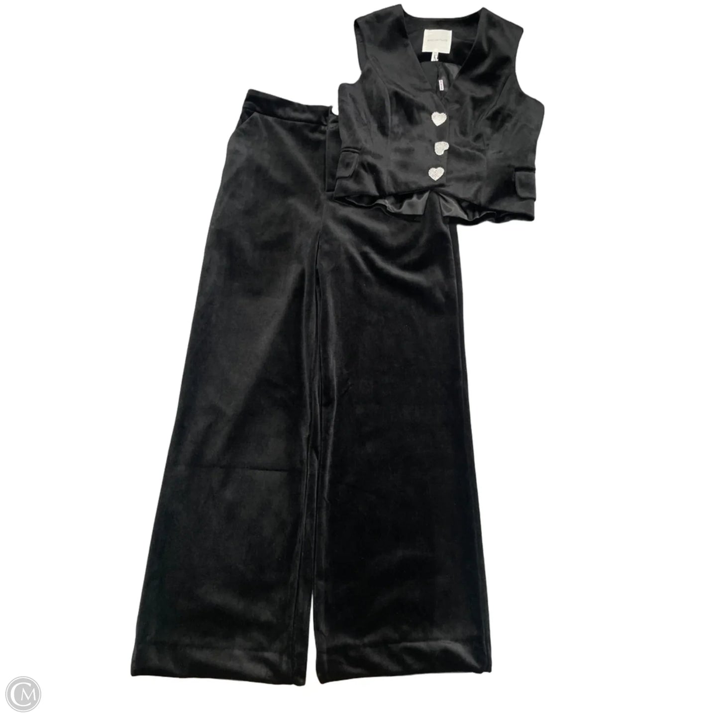 Pants Set 2pc By Avec Les Filles In Black, Size: Xs