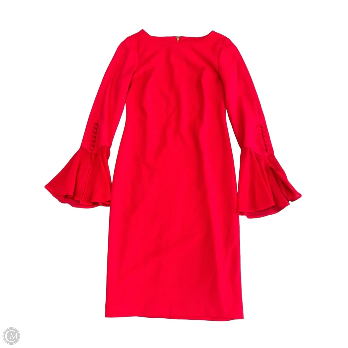 Dress Work By Calvin Klein In Red, Size: 2p