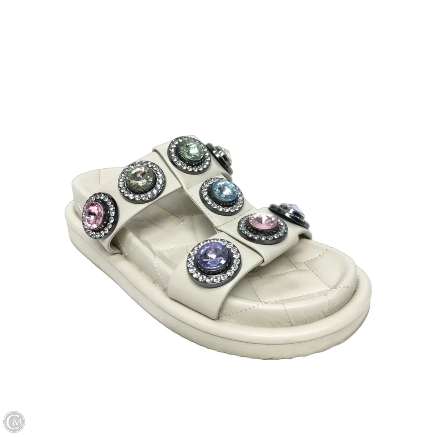 Sandals Designer By Kurt Geiger In Cream, Size: 6.5