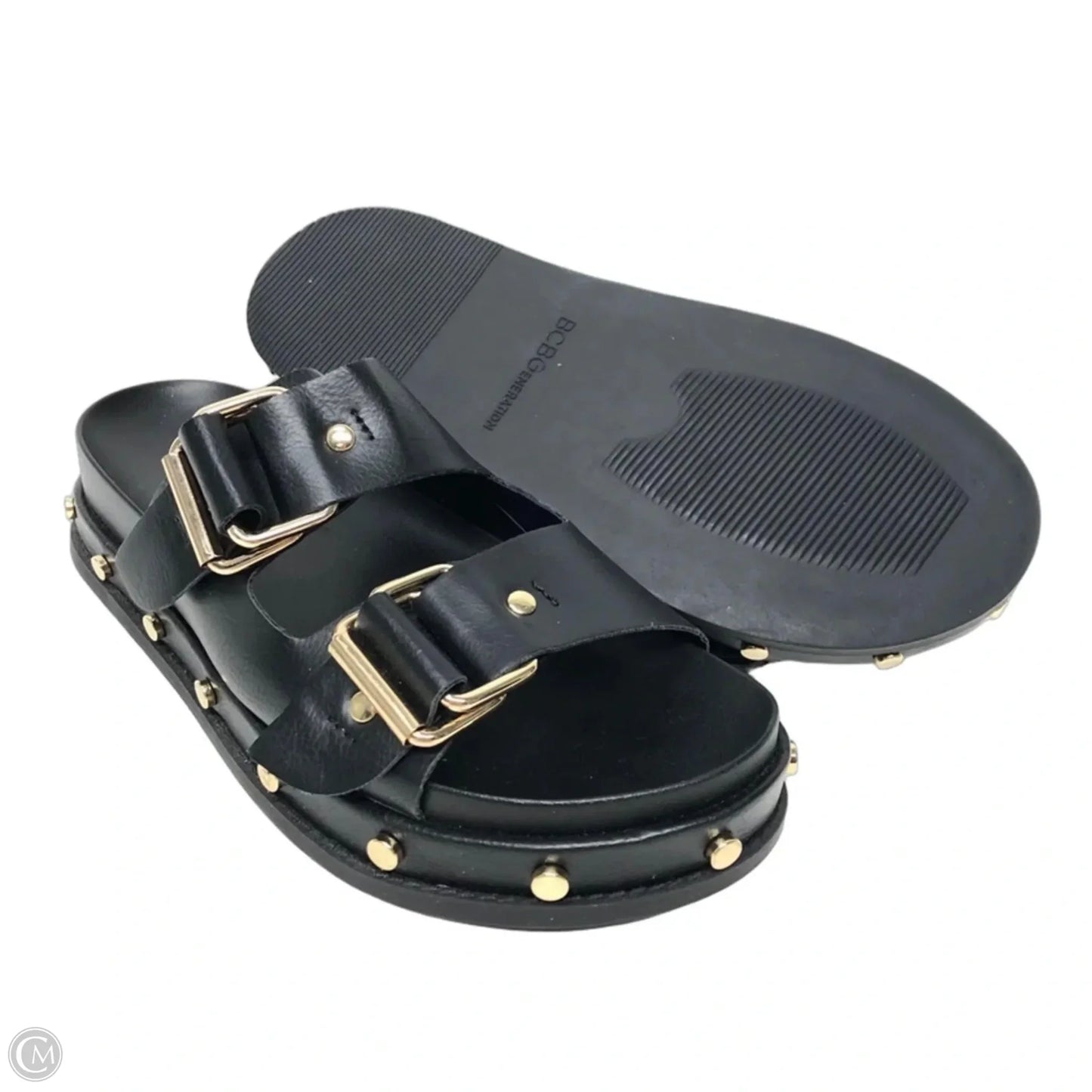 Sandals Flats By Bcbgeneration In Black, Size: 7