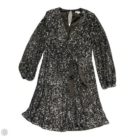 Dress Party Short By Heartloom In Black & Silver, Size: M