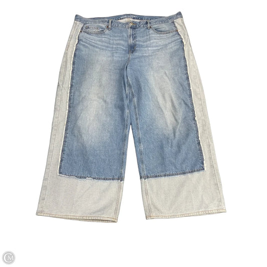 Jeans Wide Leg By Old Navy In Blue Denim, Size: 22