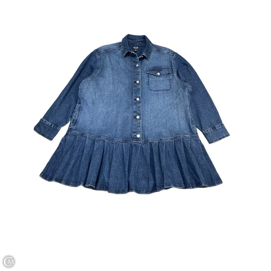 Dress Casual Short By Scoop In Blue Denim, Size: 20