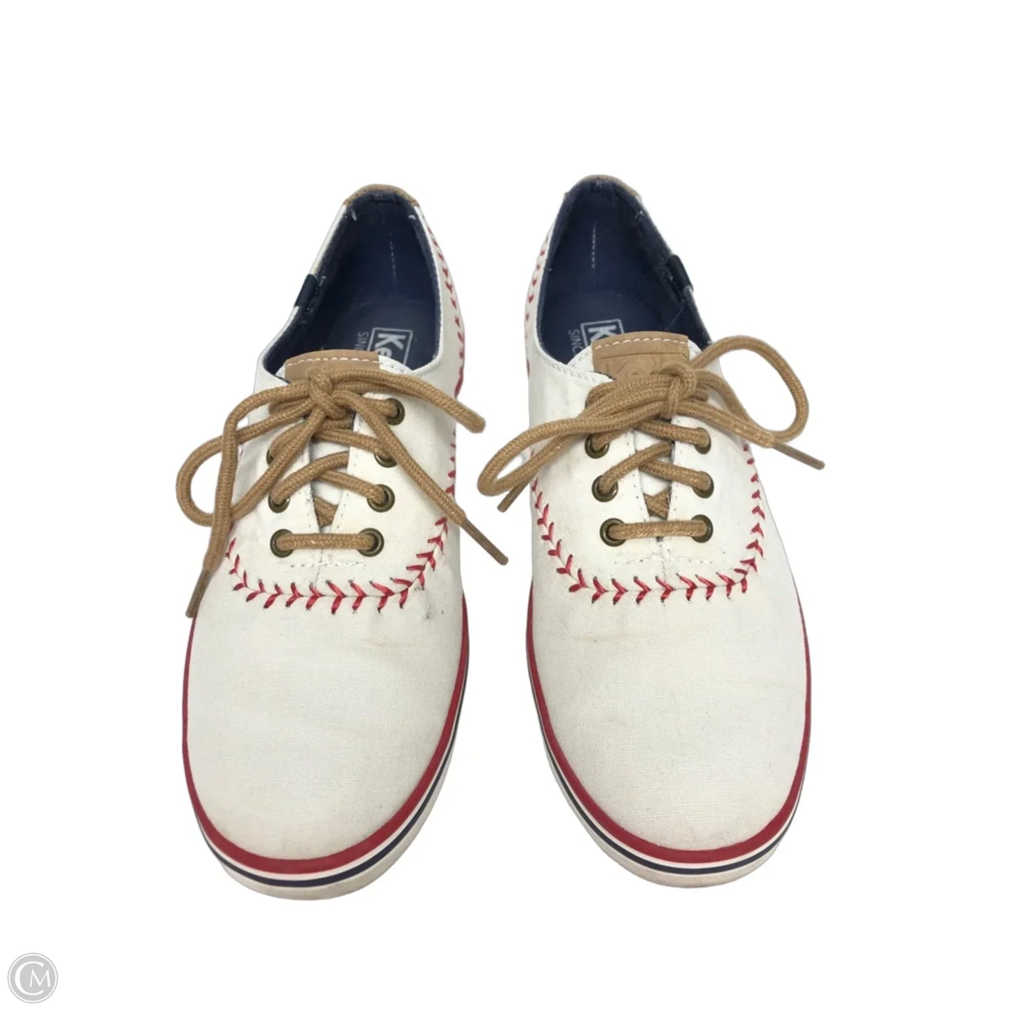 Shoes Sneakers By Keds In Blue & Red & White, Size: 6.5