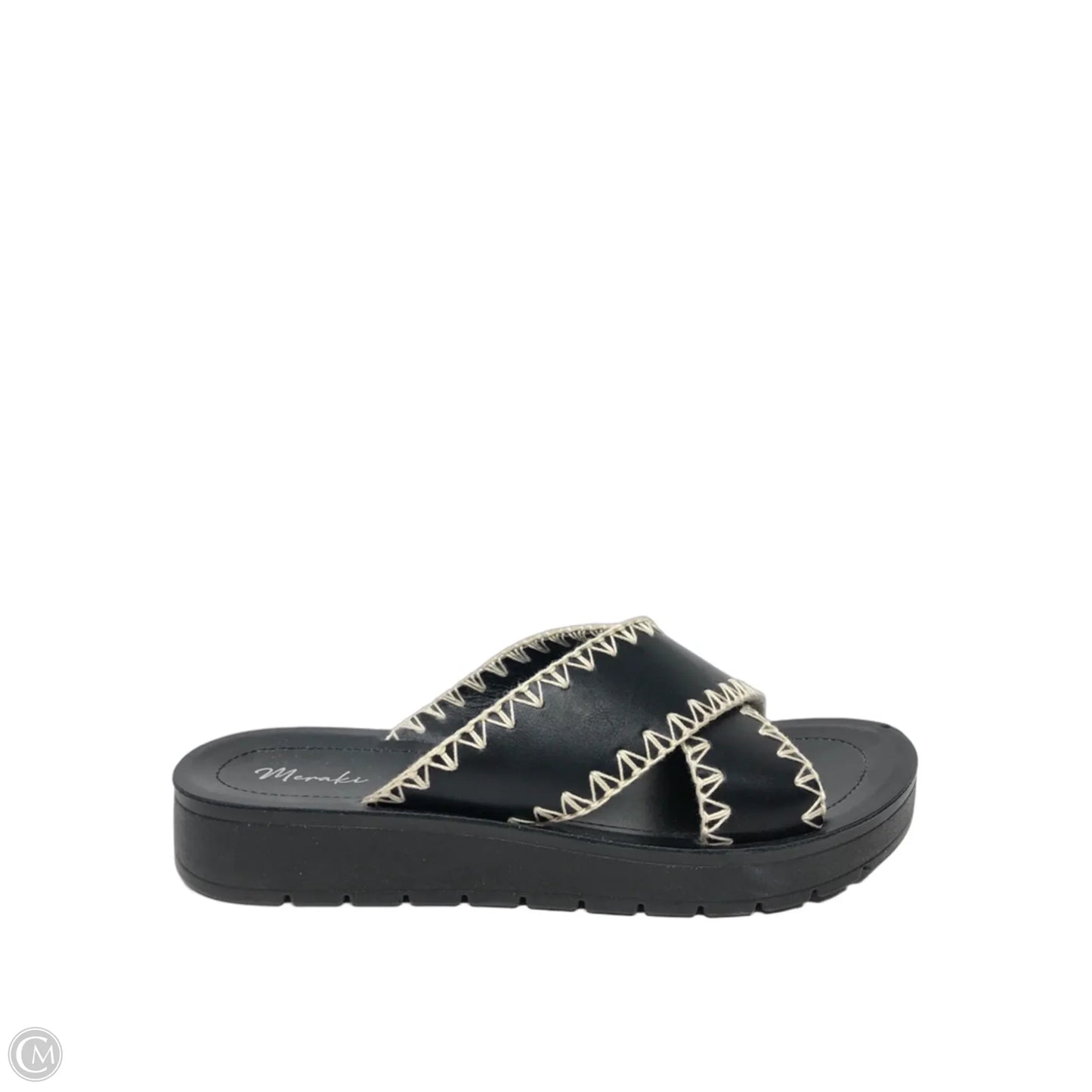 Sandals Flats By Meraki In Black, Size: 9