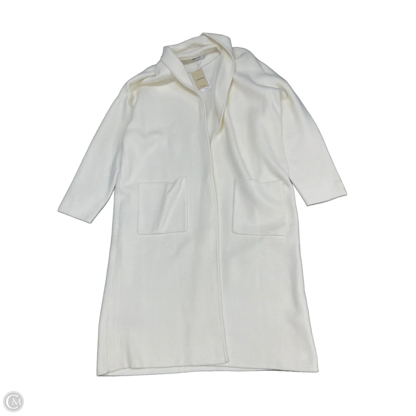 Sweater Cardigan By Mng In Ivory, Size: Xl