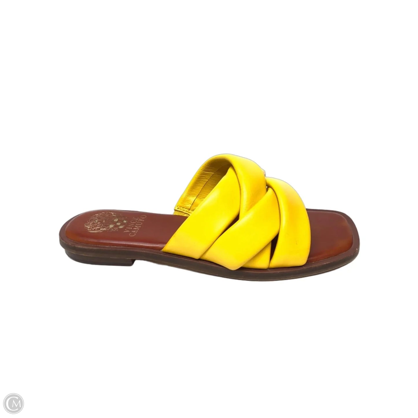Sandals Flats By Vince Camuto In Yellow, Size: 6.5