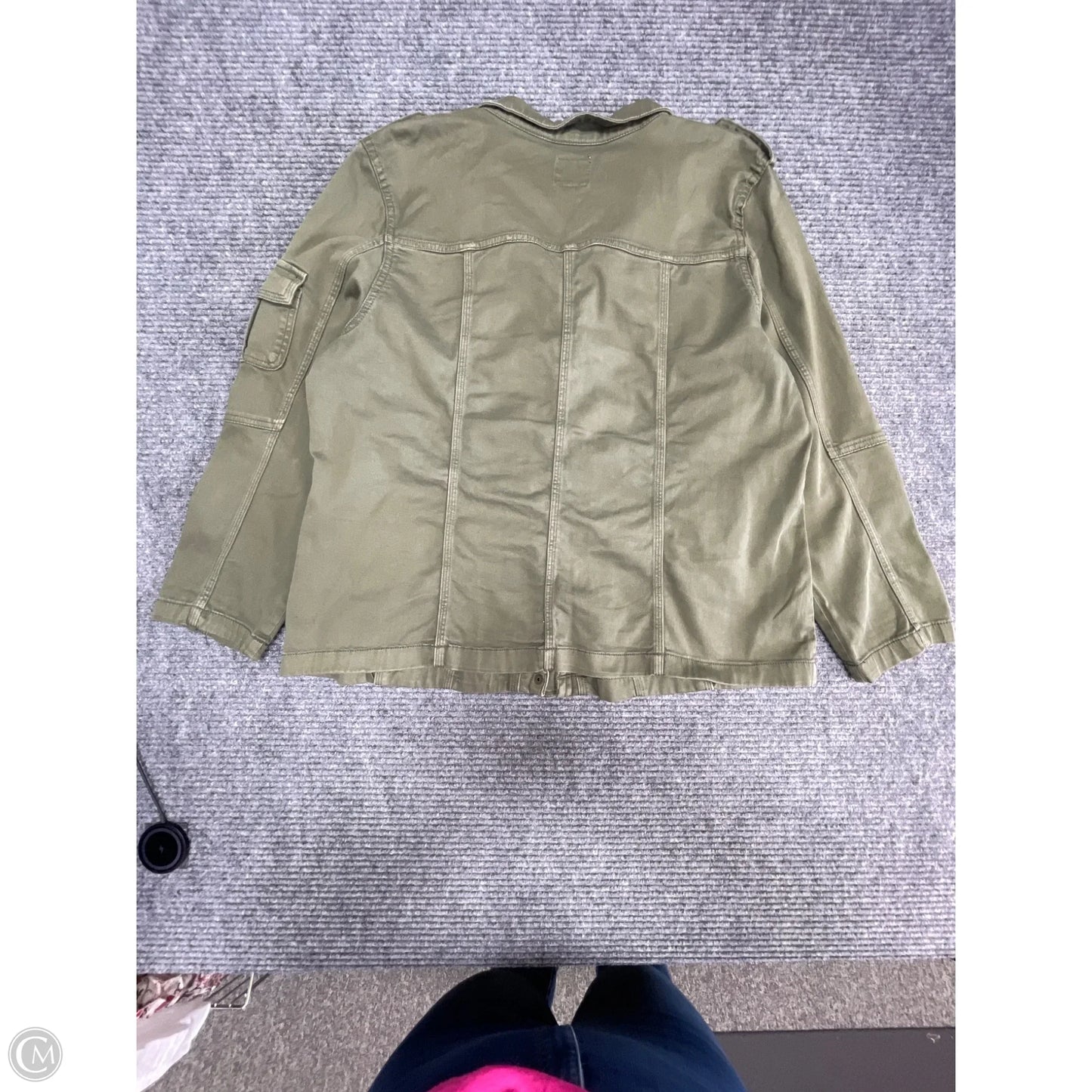 Jacket Other By Kensie In Green, Size: 1x