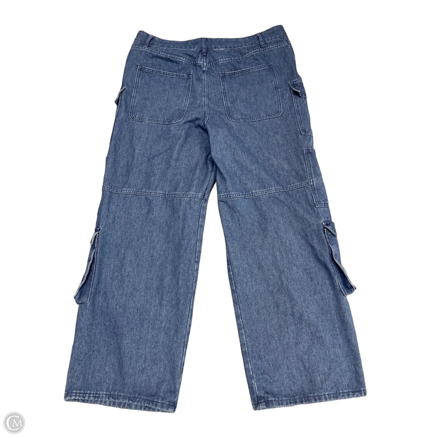 Jeans Straight By Charlotte Russe In Blue Denim, Size: Xl
