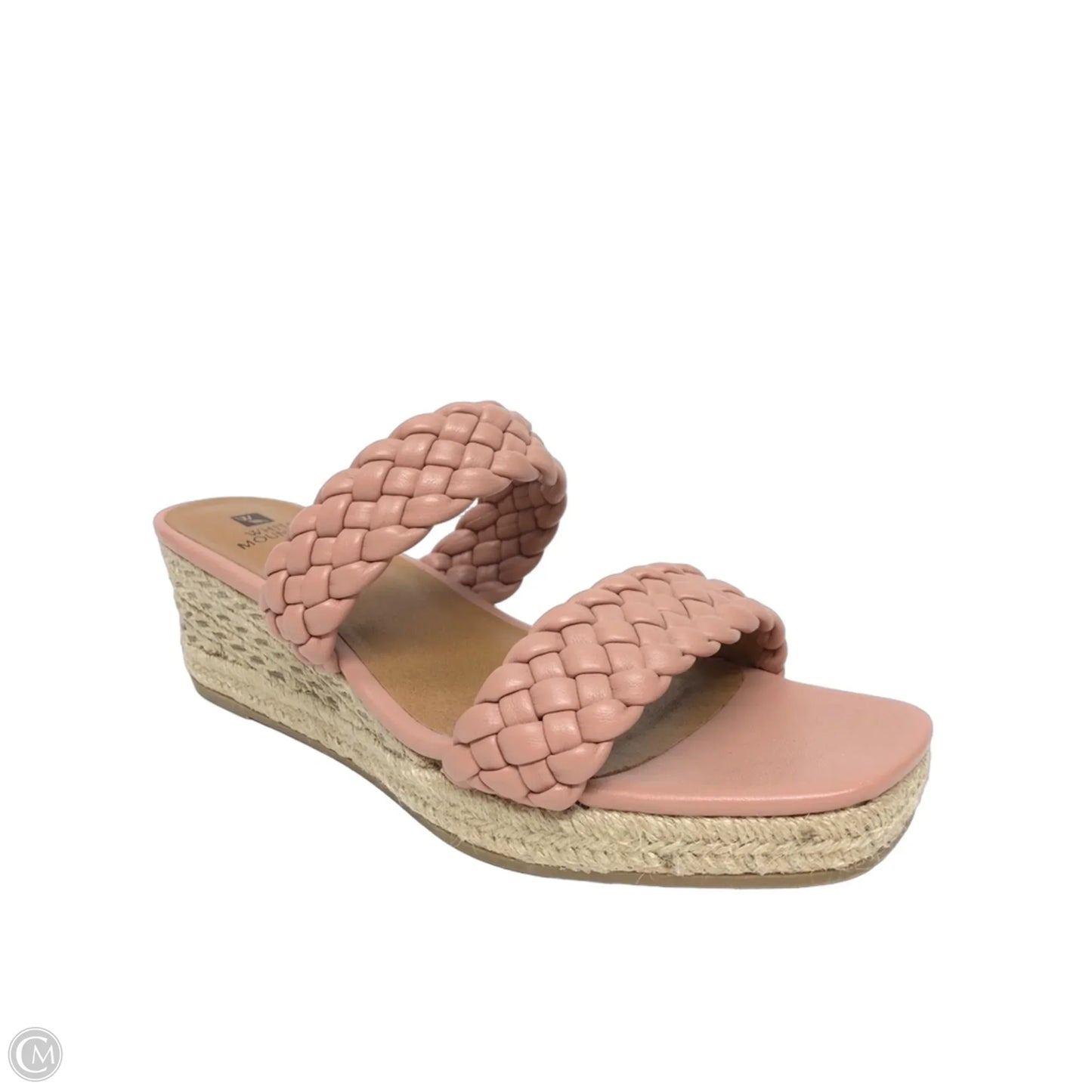 Sandals Heels Wedge By White Mountain In Pink, Size: 8.5