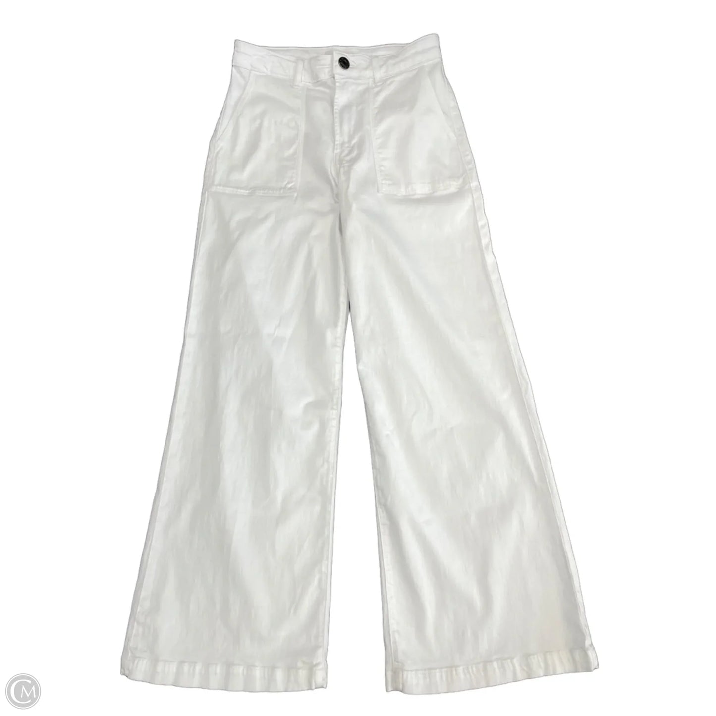 Pants Wide Leg By Kut In White, Size: 0