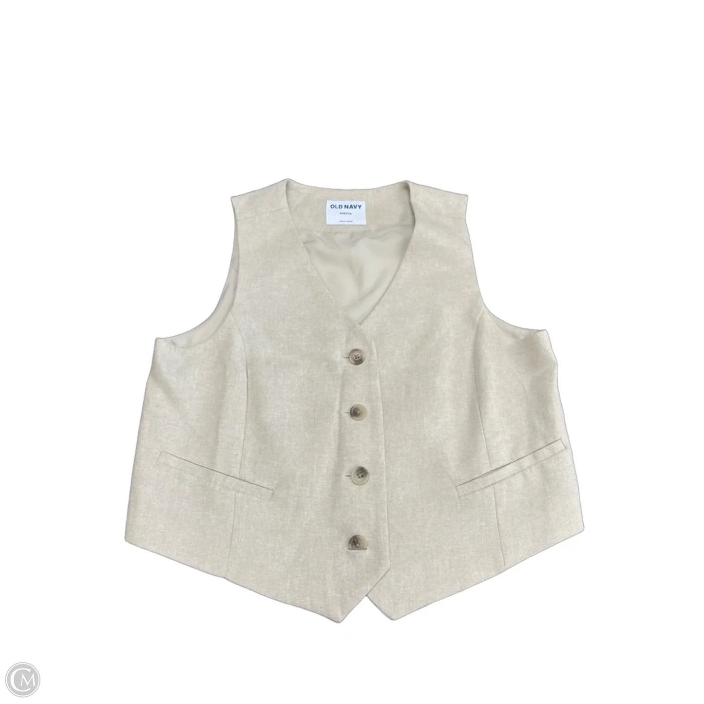 Vest Other By Old Navy In Cream, Size: Mp