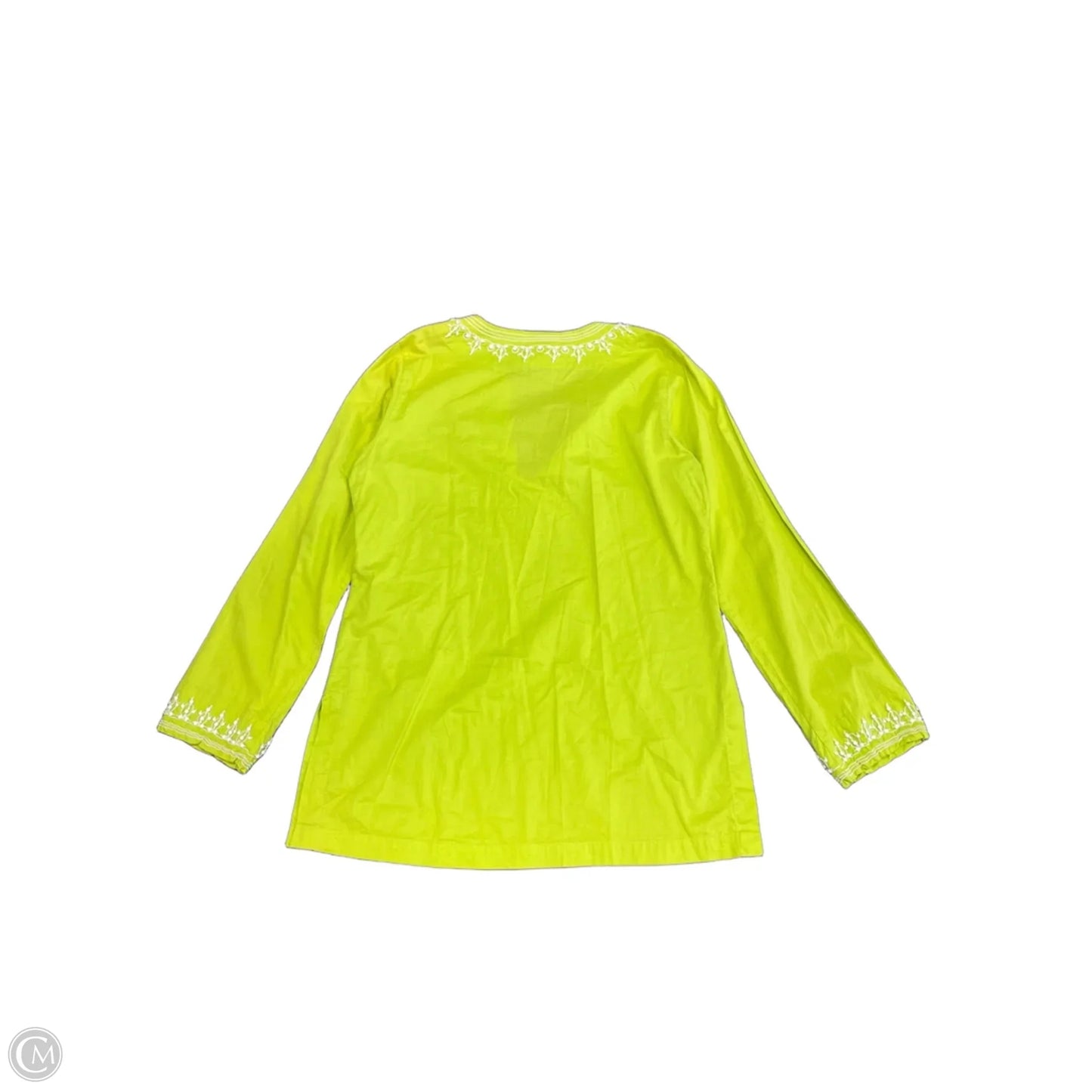 Tunic Long Sleeve By Michael By Michael Kors In Green, Size: M