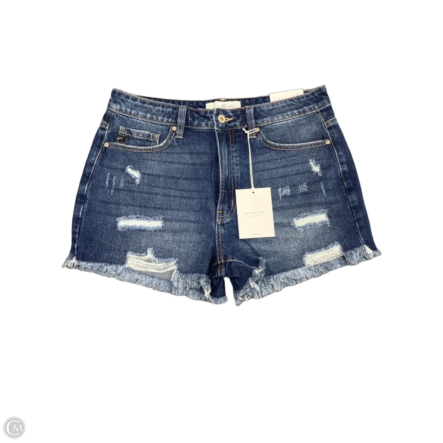 Shorts By Kancan In Blue Denim, Size: L