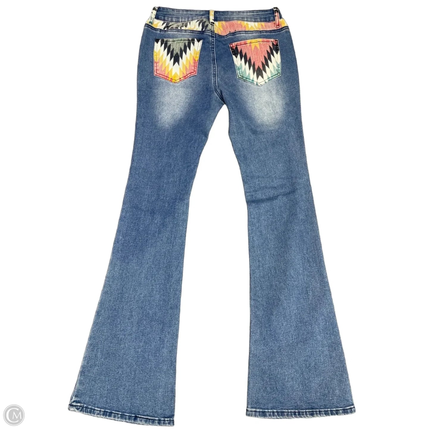 Jeans Straight By Clothes Mentor In Blue Denim, Size: L