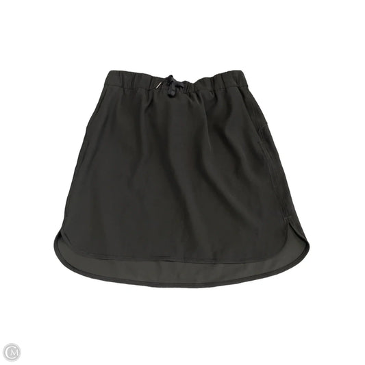 Athletic Skirt By Lululemon In Black, Size: 12