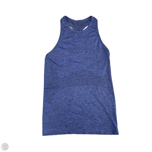 Athletic Tank Top By Lululemon In Blue, Size: 6