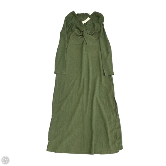Dress Casual Midi By Blue Rain In Green, Size: S