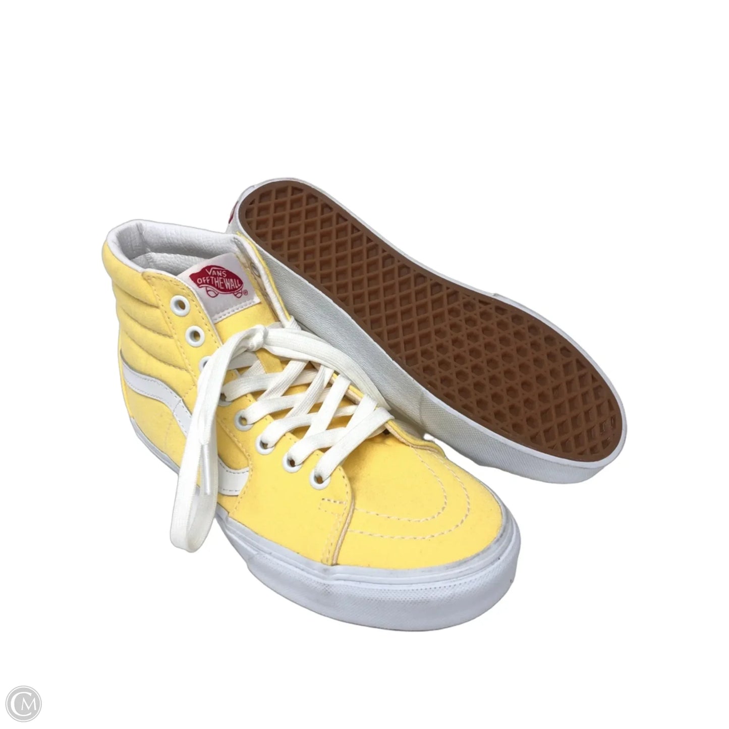 Shoes Sneakers By Vans In Yellow, Size: 7