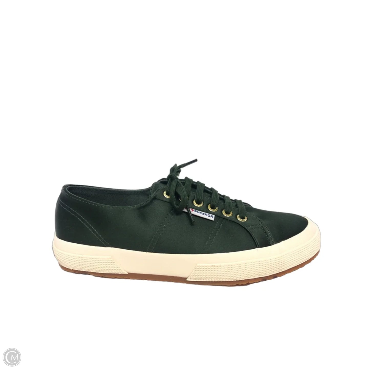 Shoes Sneakers By Superga In Green, Size: 9