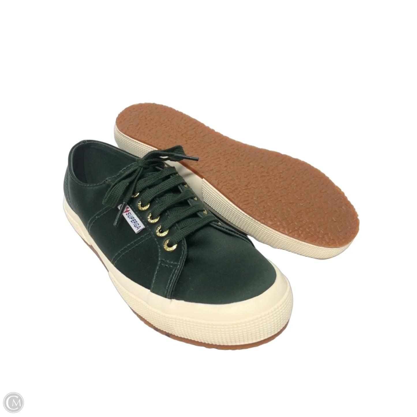 Shoes Sneakers By Superga In Green, Size: 9