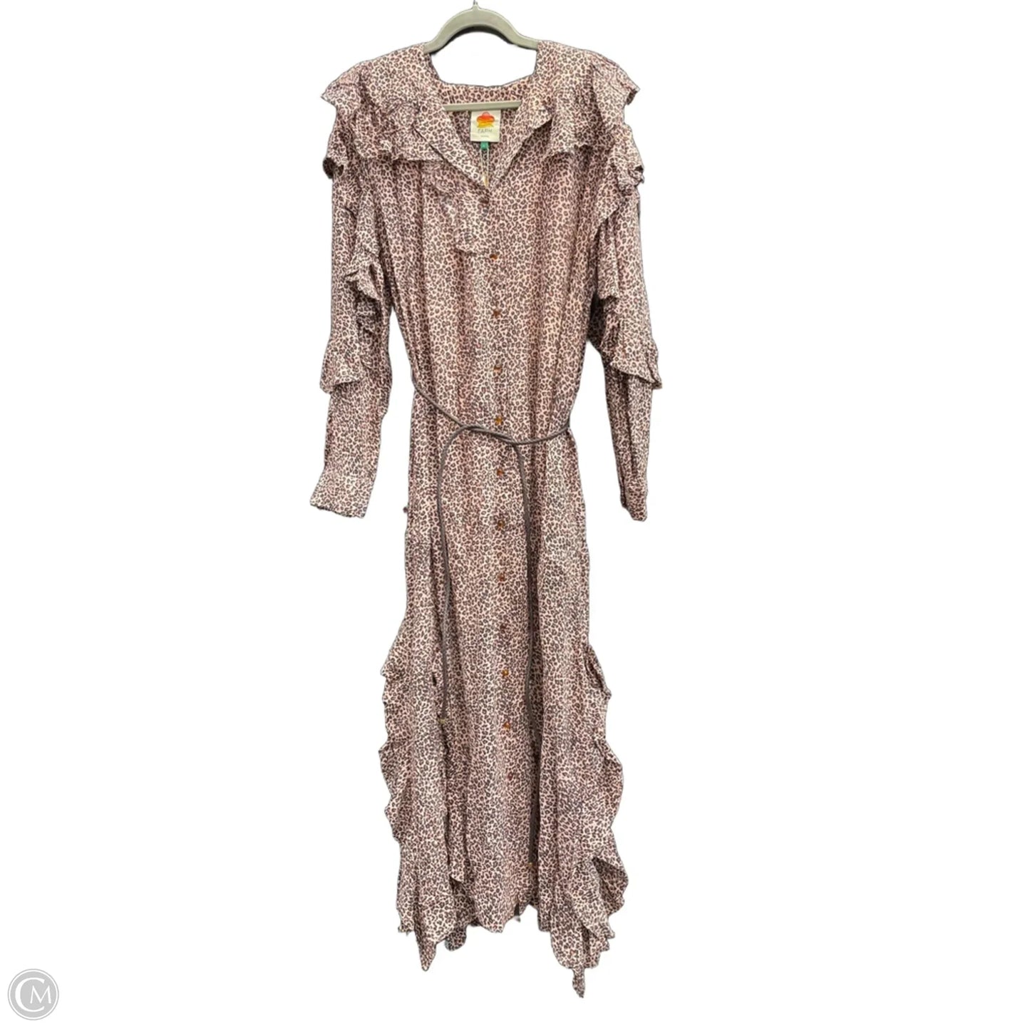 Dress Casual Maxi By Farm Rio In Animal Print, Size: L