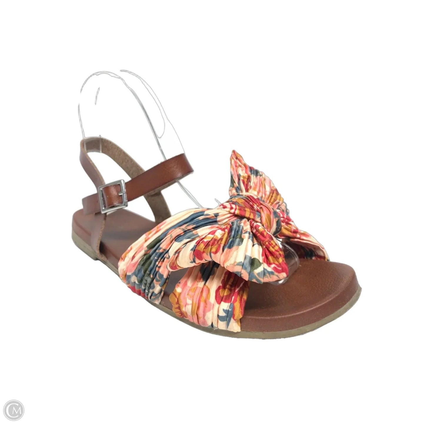Sandals Flats By Mia In Brown & Orange, Size: 8.5