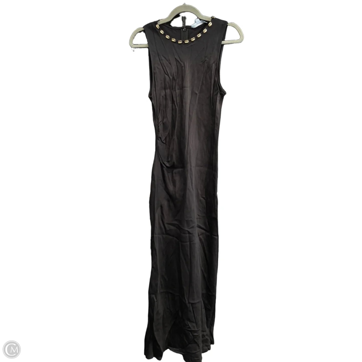 Dress Casual Maxi By Antonio Melani In Black & Gold, Size: 8