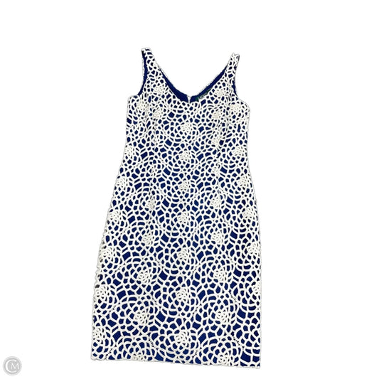 Dress Casual Short By Lauren By Ralph Lauren In Blue & White, Size: 12