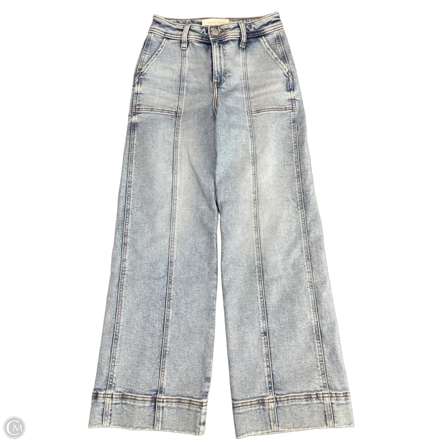 Jeans Straight By Risen In Blue Denim, Size: 2