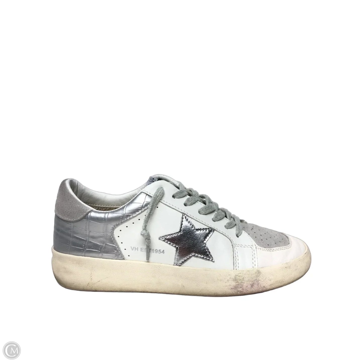 Shoes Sneakers By Vintage Havana In Grey & White, Size: 8