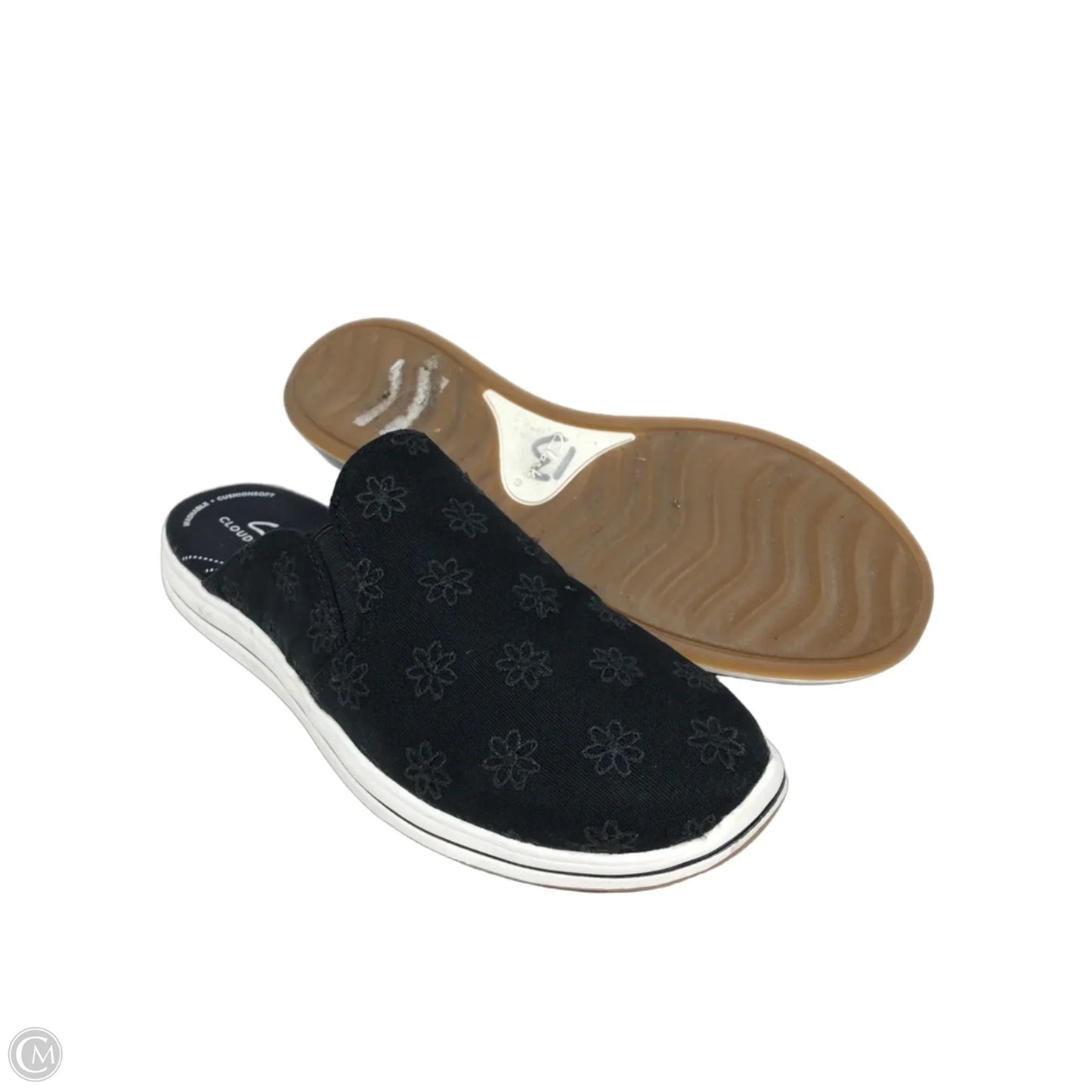 Shoes Flats By Clarks In Black, Size: 6
