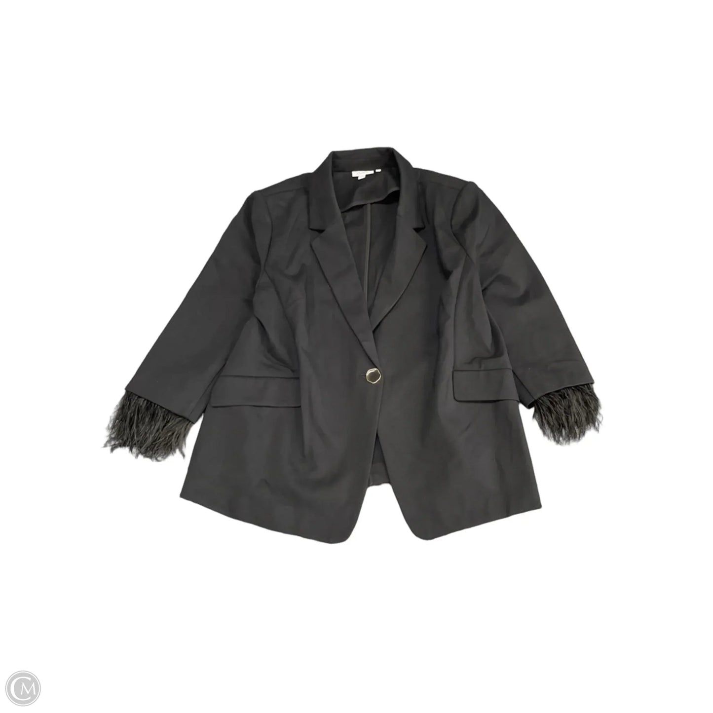 Blazer By Chicos In Black, Size: 20