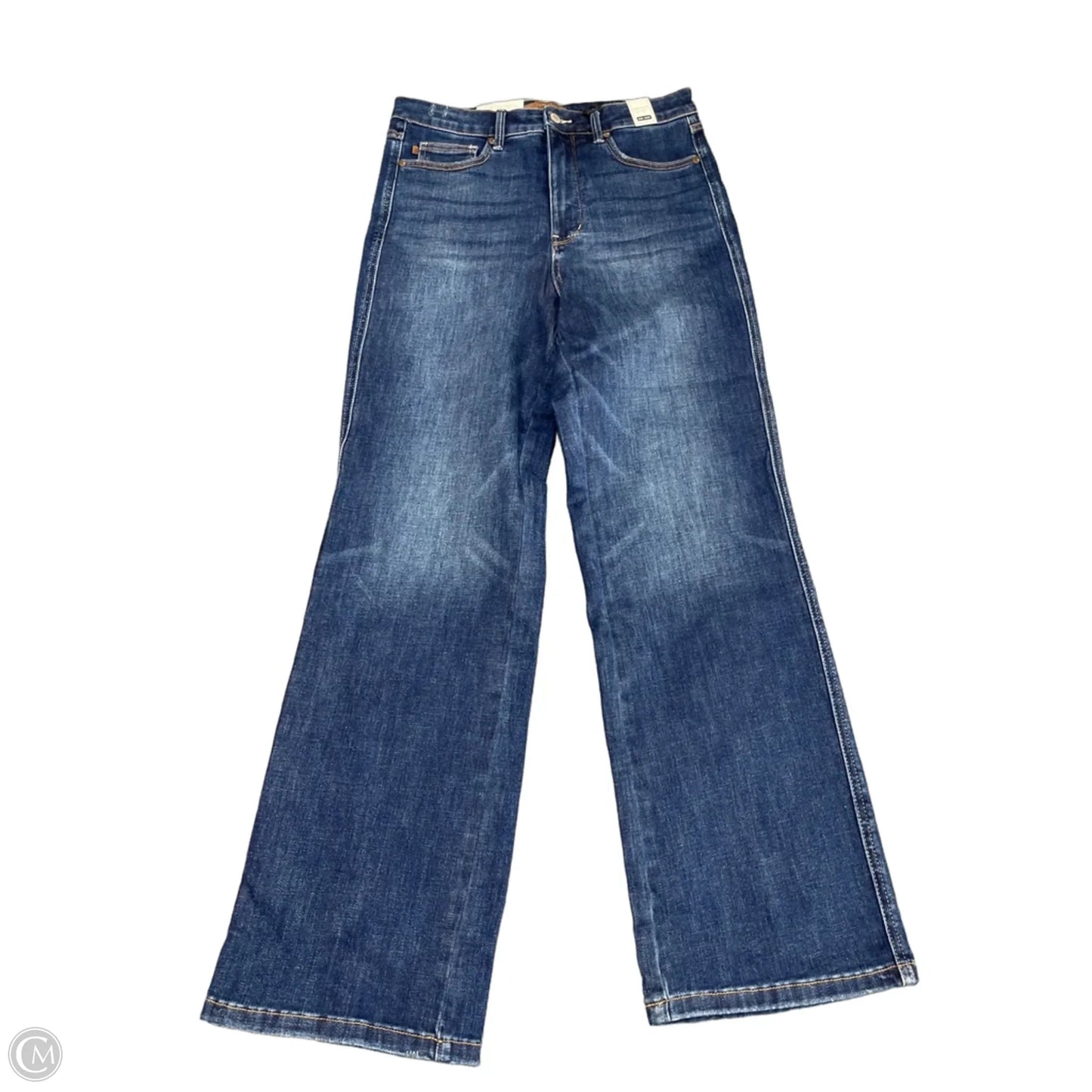 Jeans Straight By Judy Blue In Blue Denim, Size: 12