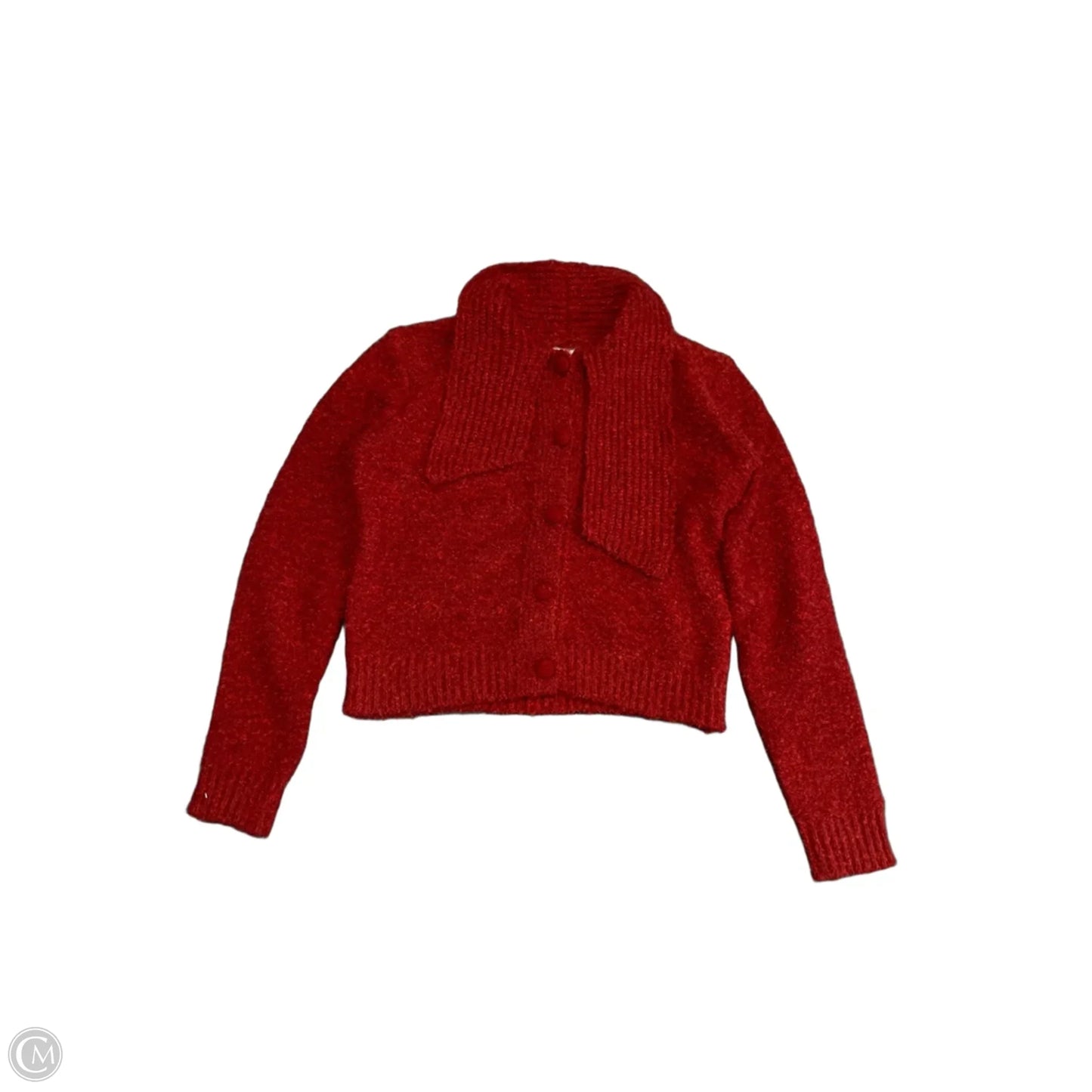 Sweater Cardigan By &merci In Red, Size: S