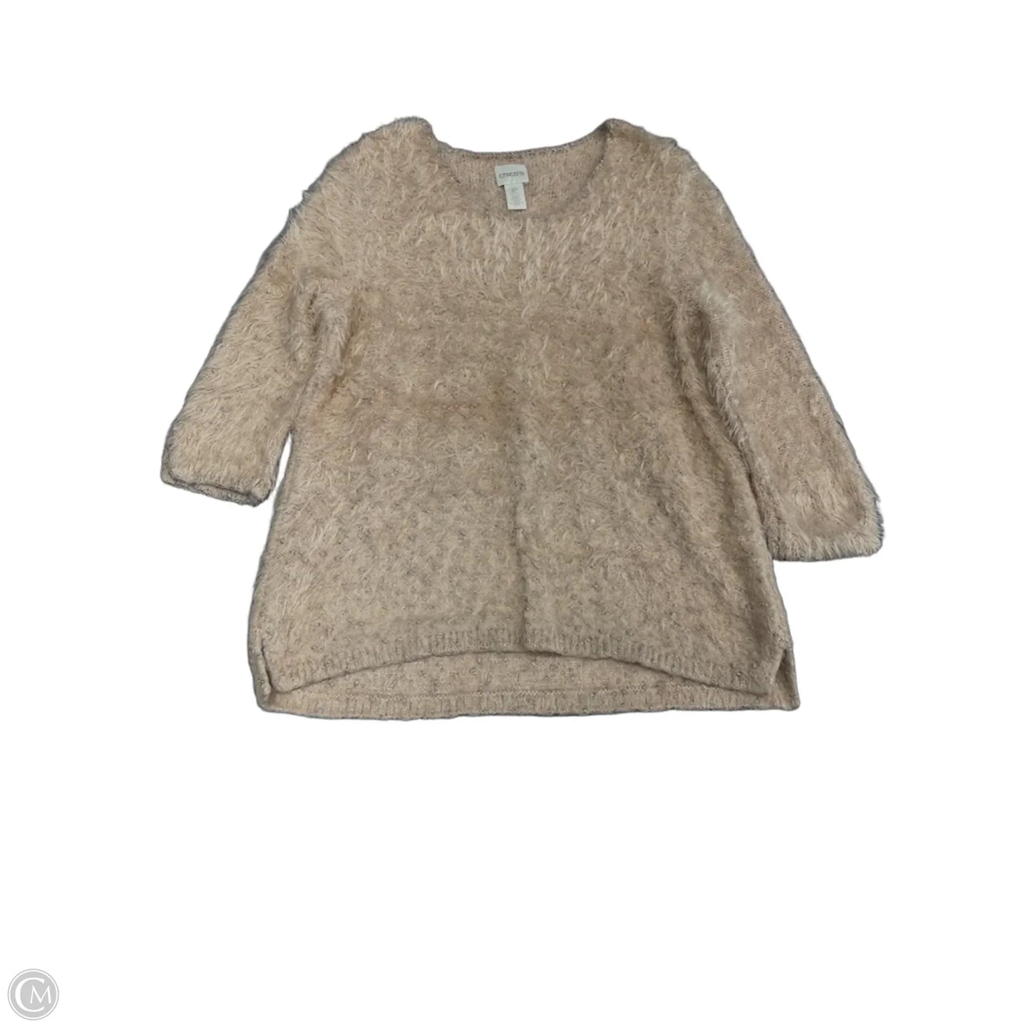 Sweater By Chicos In Cream, Size: M