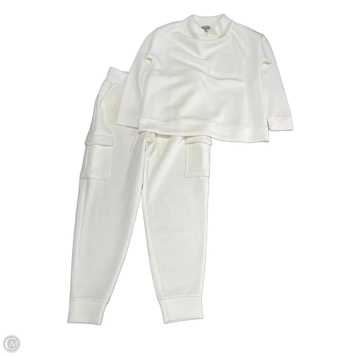 Athletic Pants 2pc By Talbots In White, Size: Sp