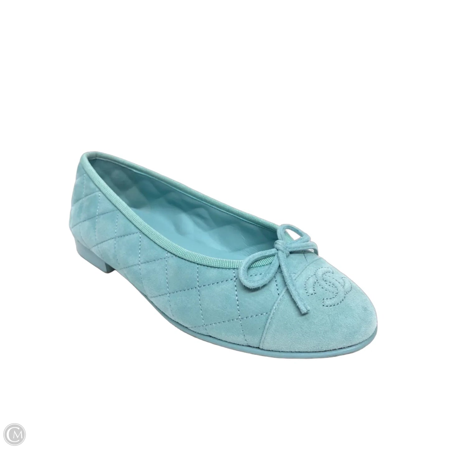 Shoes Luxury Designer By Chanel In Blue, Size: 6