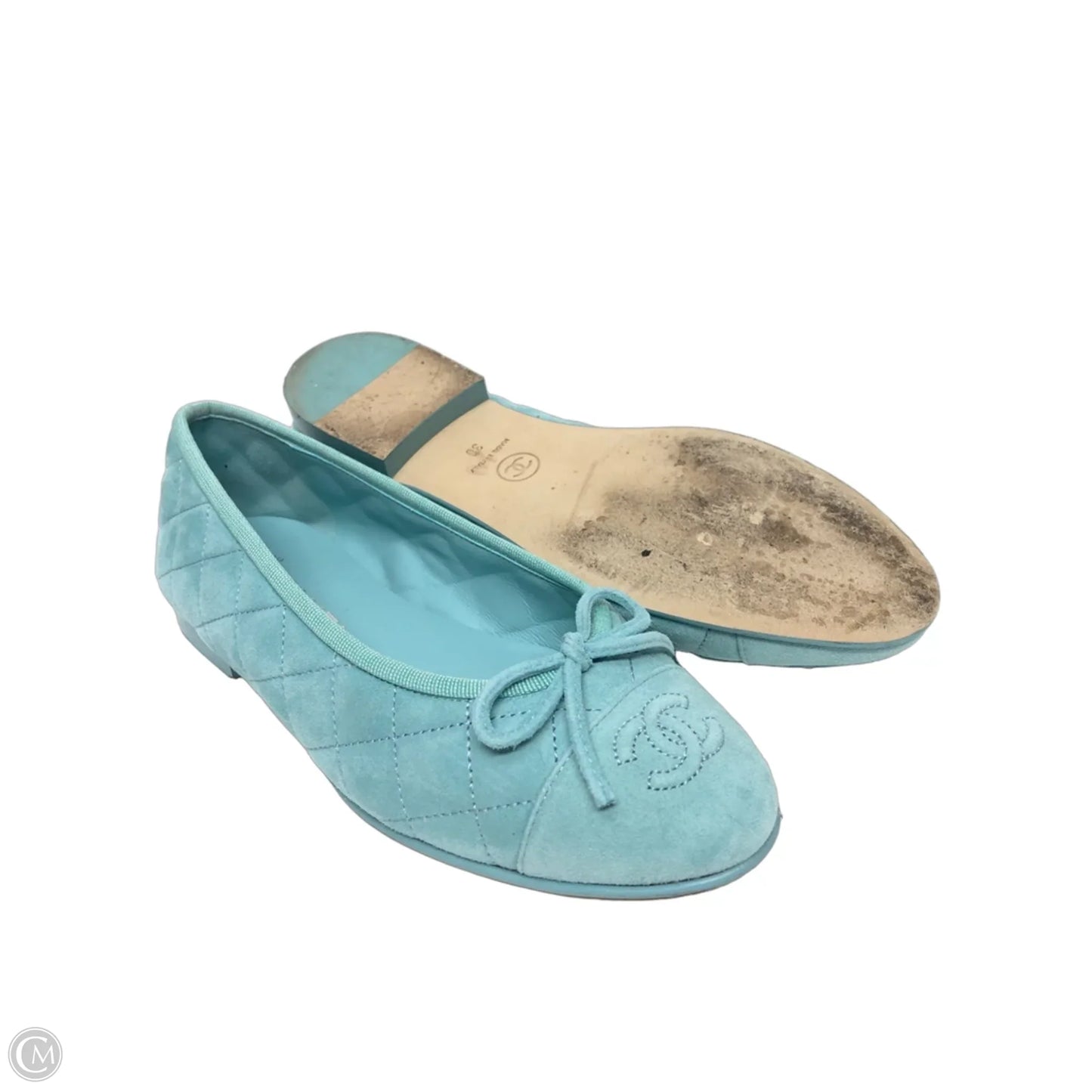 Shoes Luxury Designer By Chanel In Blue, Size: 6